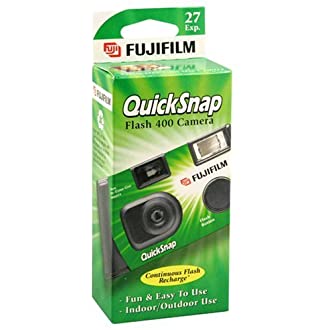 Fujifilm QuickSnap Flash 400 Disposable 35mm Camera (Pack of 2)